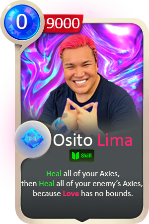 technoking9000's tweet photo. π Holographic Lima!!!
#OriginLaunch
#OriginLaunchWeek
@AxieLima @Jihoz_Axie @psycheout86 @trungfinity @ZyoriTV @philipla @kosgoood @jihoz_intern @elonmusk @AxieInfinity @AxieInfinity_ES https://t.co/zy6ssU77Ek