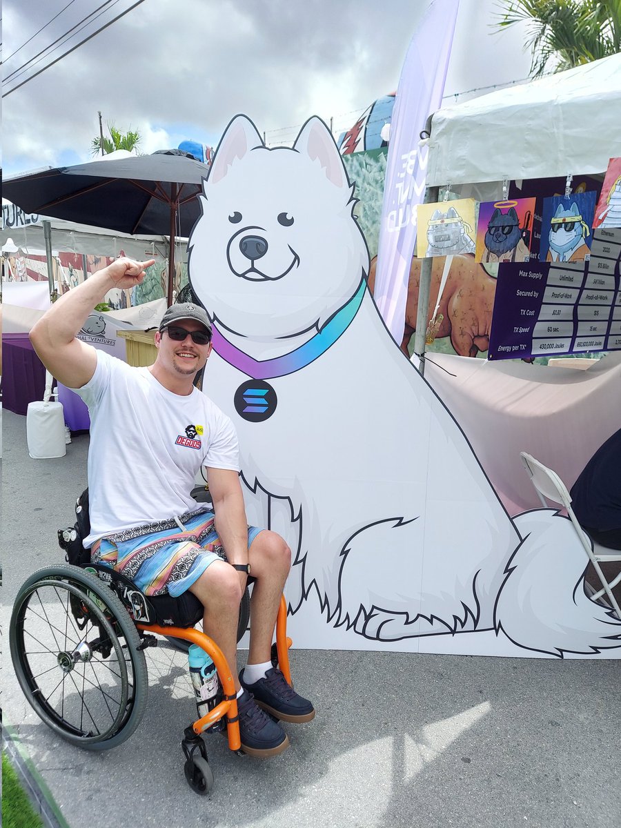 StCasanova's tweet photo. @samoyedcoin in Miami!!! #SolMiami #solana #token https://t.co/PIcHJYThlT