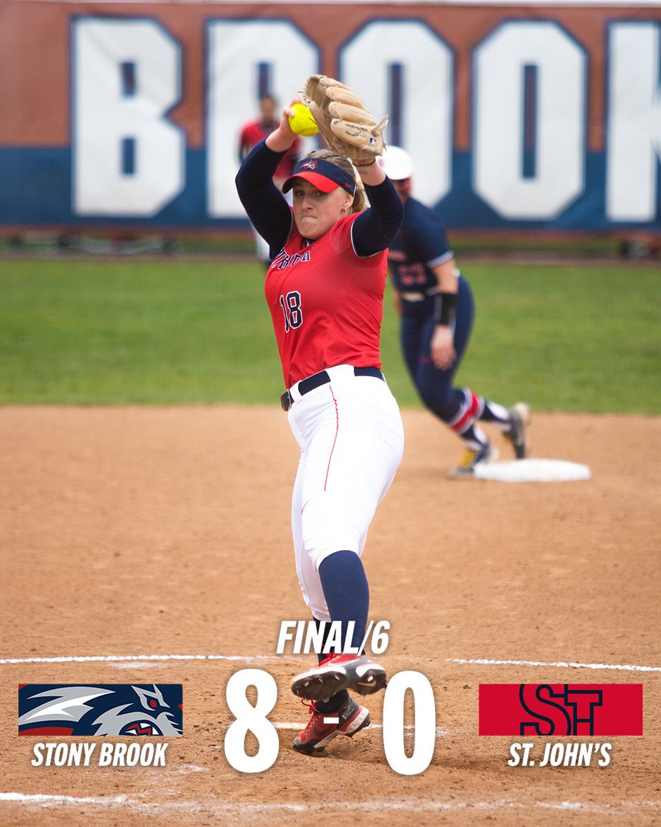 StonyBrookSB's tweet photo. 𝗦𝗘𝗔𝗪𝗢𝗟𝗩𝗘𝗦 𝗪𝗜𝗡 ‼️

Dawn tosses her 4️⃣th career 𝐍𝐎-𝐇𝐈𝐓𝐓𝐄𝐑 and 2️⃣nd in the last week to secure the dub 💪

🌊🐺 x #NCAASoftball https://t.co/myWe7FIG8L