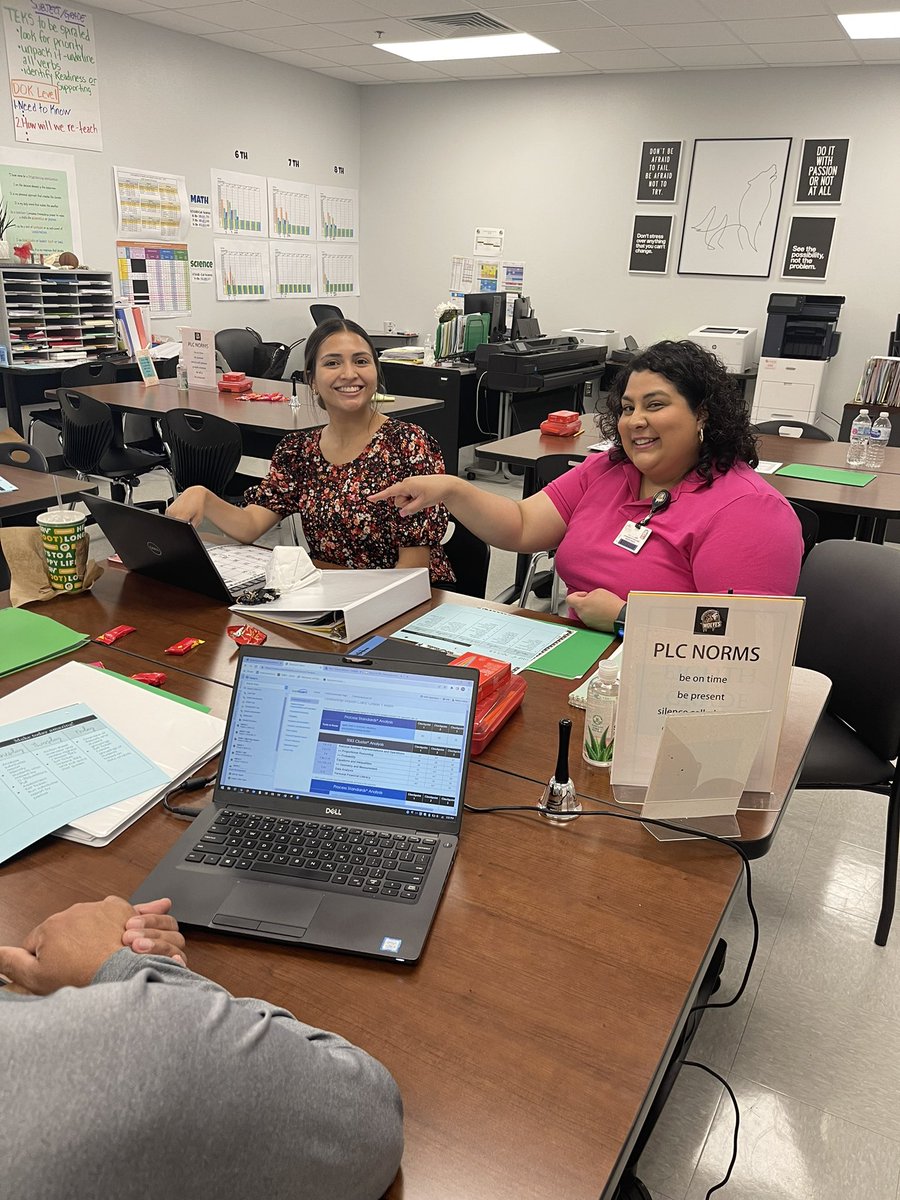 ValerieArechiga's tweet photo. Data Dig Day 2 was awesome!! Teachers and administrators were excited about the growth our campus is making. Special thanks to @CCISD_OAA Celina for sharing her knowledge of @lead4ward reports to then share with our teachers! #buildingefficacy #Wolfpack https://t.co/h46IMZEqtJ