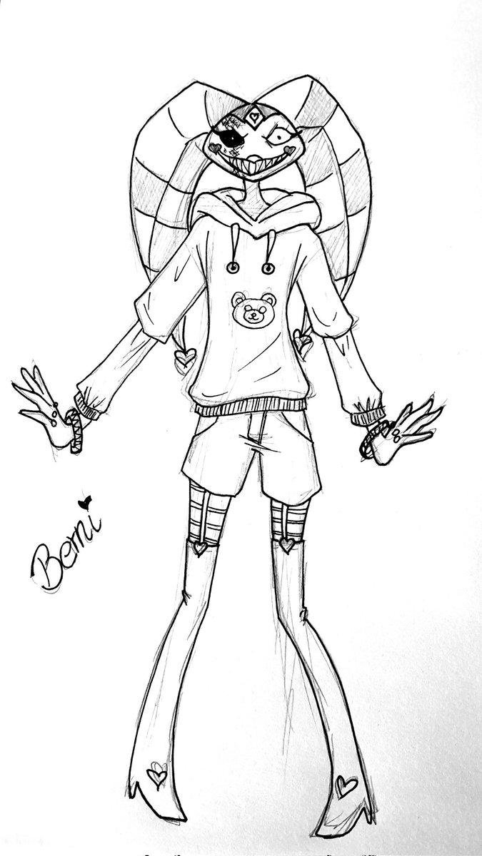 BrambleBeeRose's tweet photo. Again I drew the sweet thing
๐๐ค๐คก๐
Meet Berni in 'Backstage' ;)
#HelluvaBoss #Fizzarozzie #fizzmodeus #Fizzarolli #ozzie #fanfiction #robofizz #roboticfizzarolli #buildafizz https://t.co/r0kf6S0Px9