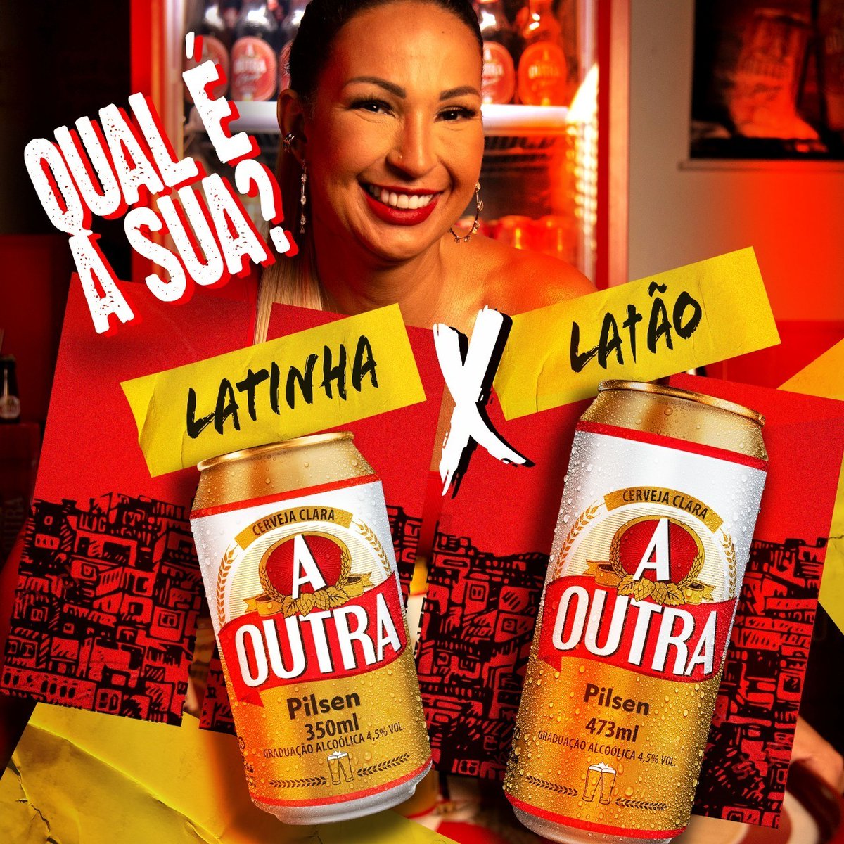 AOutraCerveja's tweet photo. Você sabia que A Outra tem uma grande família? 

A começar com a nossa Pilsen que você encontra em duas versões de Lata a de 350 ml e a de 473 ml, conta pra gente qual a sua preferida? 

.
.
#cervejaaoutra #cerveja #pilsen #lata #chopp #malzibier #rj #sp #brasil https://t.co/7873shMze2