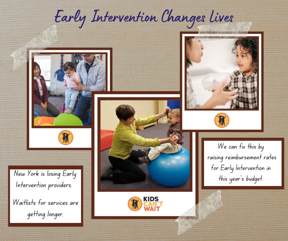 childrensagenda's tweet photo. Kids belong on playgrounds, not waiting lists. 

Kids can't wait when they have a language delay, need physical therapy, or struggle with eating. NY needs to make sure providers are there when kids need them. 

@GovKathyHochul  raise reimbursement rates 11%. https://t.co/3EWObe7Vi0