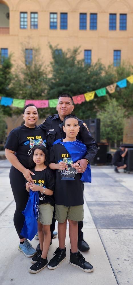One of our own, Northside Police Officer Rodney Rangel, was recognized by <a href="/AnyBabyCanSA/">Any Baby Can SA</a> with a Piece of the Puzzle Award at the 18th Annual Walk for Autism. The award is presented to a community member for their work to better the lives of individuals with autism. Congrats! 💙💙