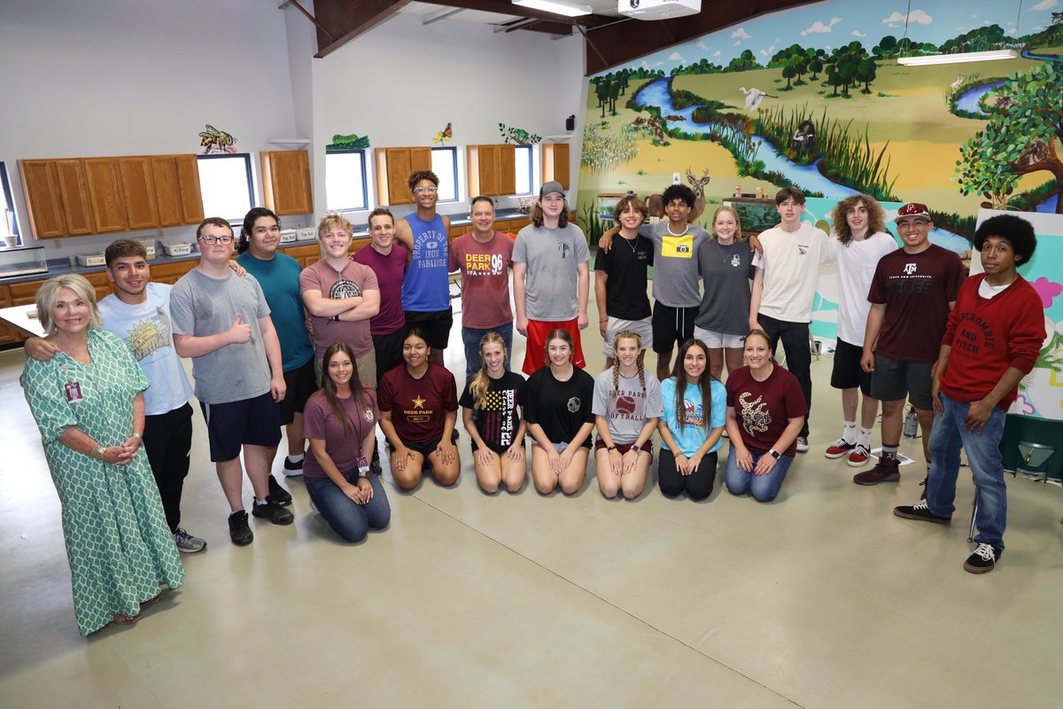 DPISD's tweet photo. The Student Advisory Council recently completed a community service project at the Outdoor Learning Center, where the Council members planted trees and other plants, removed weeds, painted and cleaned the tortoise habitat, and painted photo sign boards. https://t.co/jdMwk8GEaj https://t.co/A8MGuIo1QX