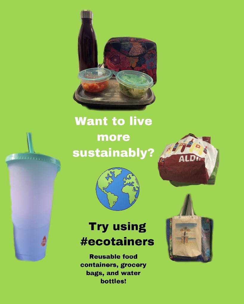 Roughly 1/3 of solid waste in the US is from product packaging. Try reducing your waste and living more sustainably by using #ecotainers #365challenge