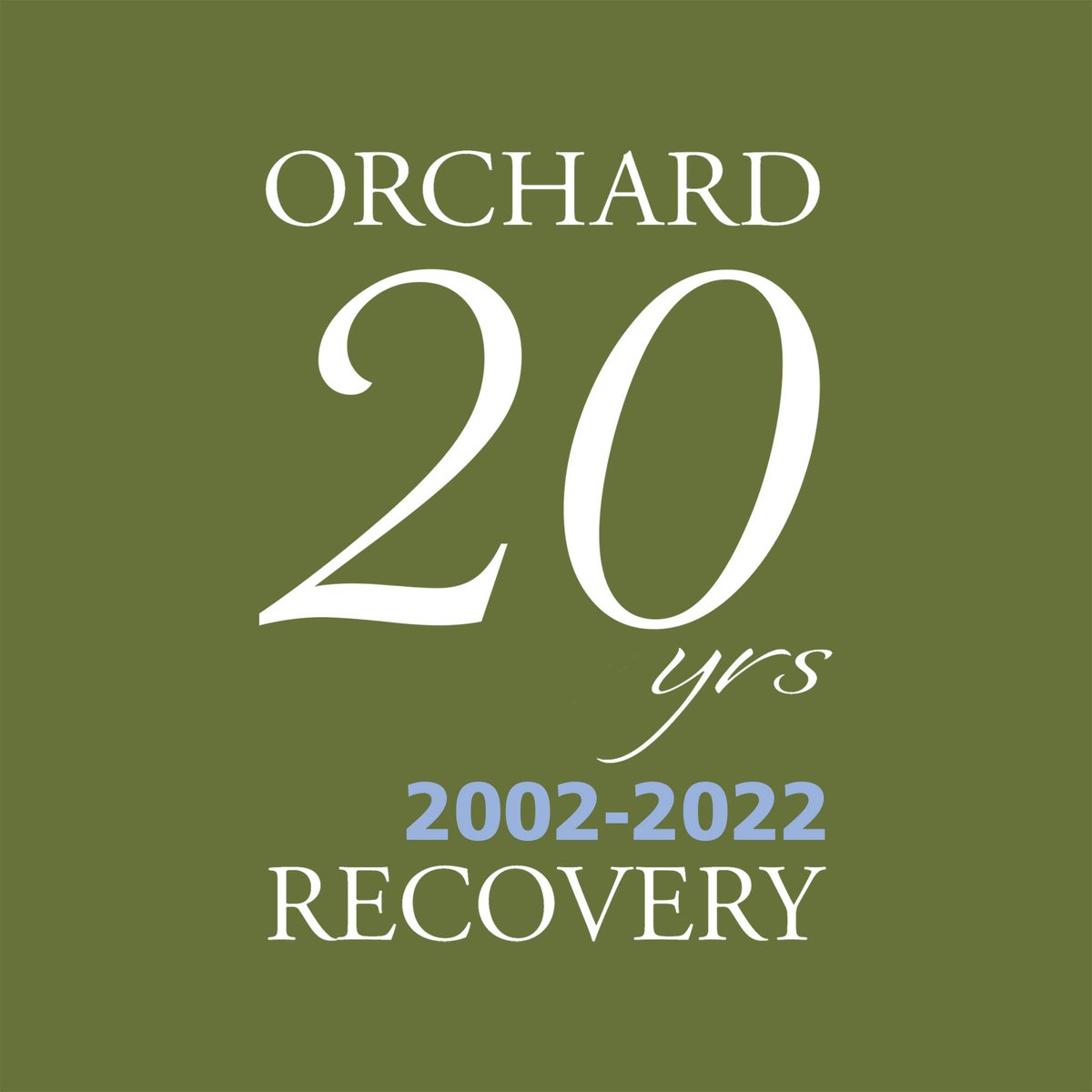OrchardRecovery's tweet photo. Orchard Recovery opened our doors for the first time in April 2002! From the bottom of our hearts, we want to thank all of you who have trusted us with your lives, your loved ones, and have let us contribute to your healing journeys. #20Years #Recovery https://t.co/sTghPke6Ll