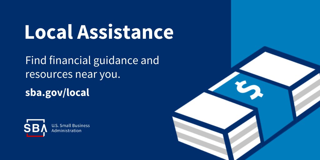 Boots2Business's tweet photo. Looking for financial assistance in your area? Check out your local: 
→ @SBAgov district office 
→ Veterans Business Outreach Center 
→ @ASBDC 
→ @AWBC_USA 
→ @SCOREMentors 

Find one here: https://t.co/8059nE9G6M #veteranowned https://t.co/Bo3rgJ5jsD