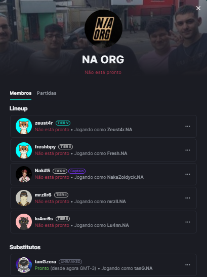 NovaSixR6's tweet photo. ๐ EQUIPE: #NAORG
๐ง๐ท @Zeust4r
๐ง๐ท @freshbpy
๐ง๐ท @Naka_R6S
๐ง๐ท @mrzllr6
๐ง๐ท @lu4nfps
๐ง๐ท @Tangzera https://t.co/Yf3yCcf7yh