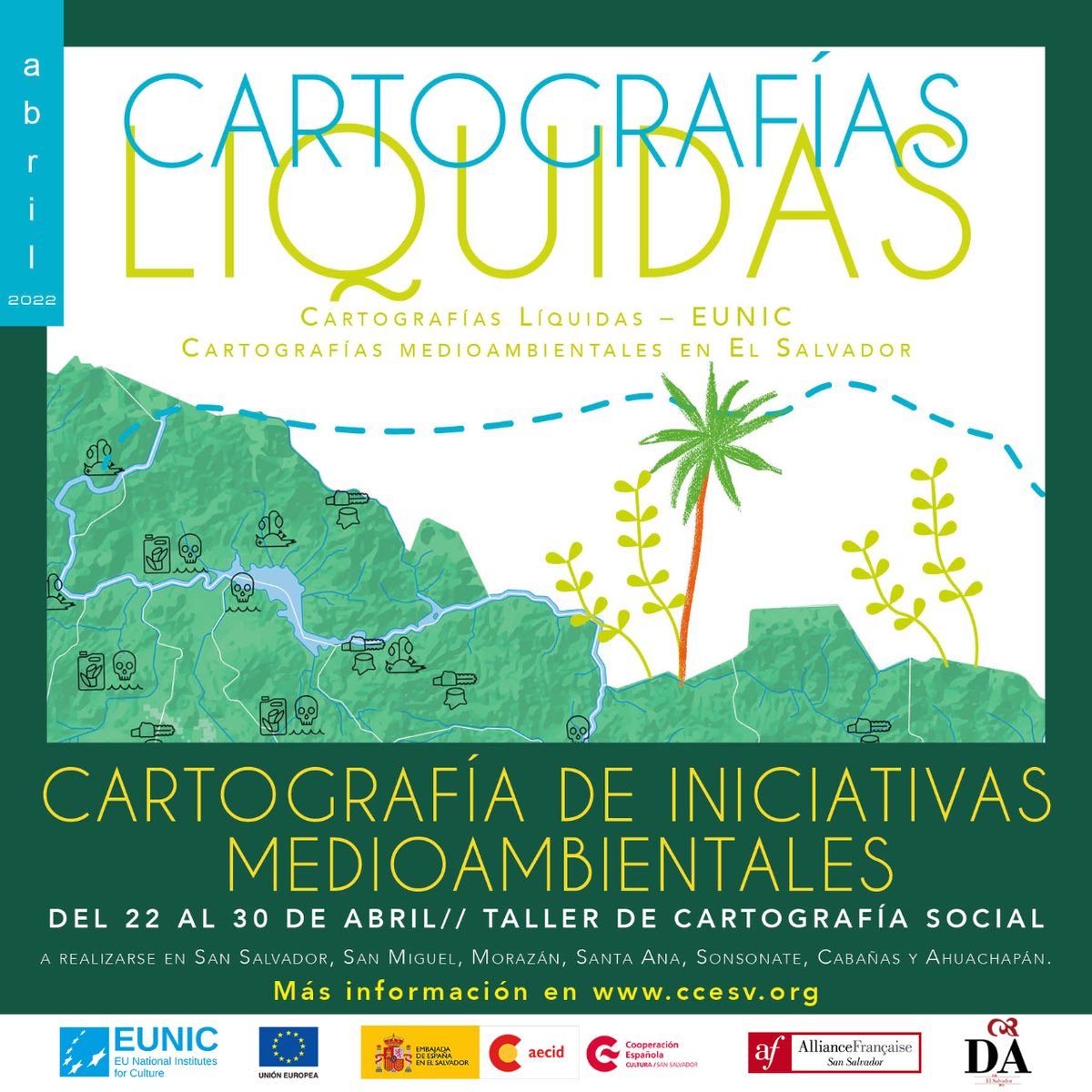 ¡Atención! 📣

🏁 Se abre la convocatoria para inscribirse a Cartografías líquidas.