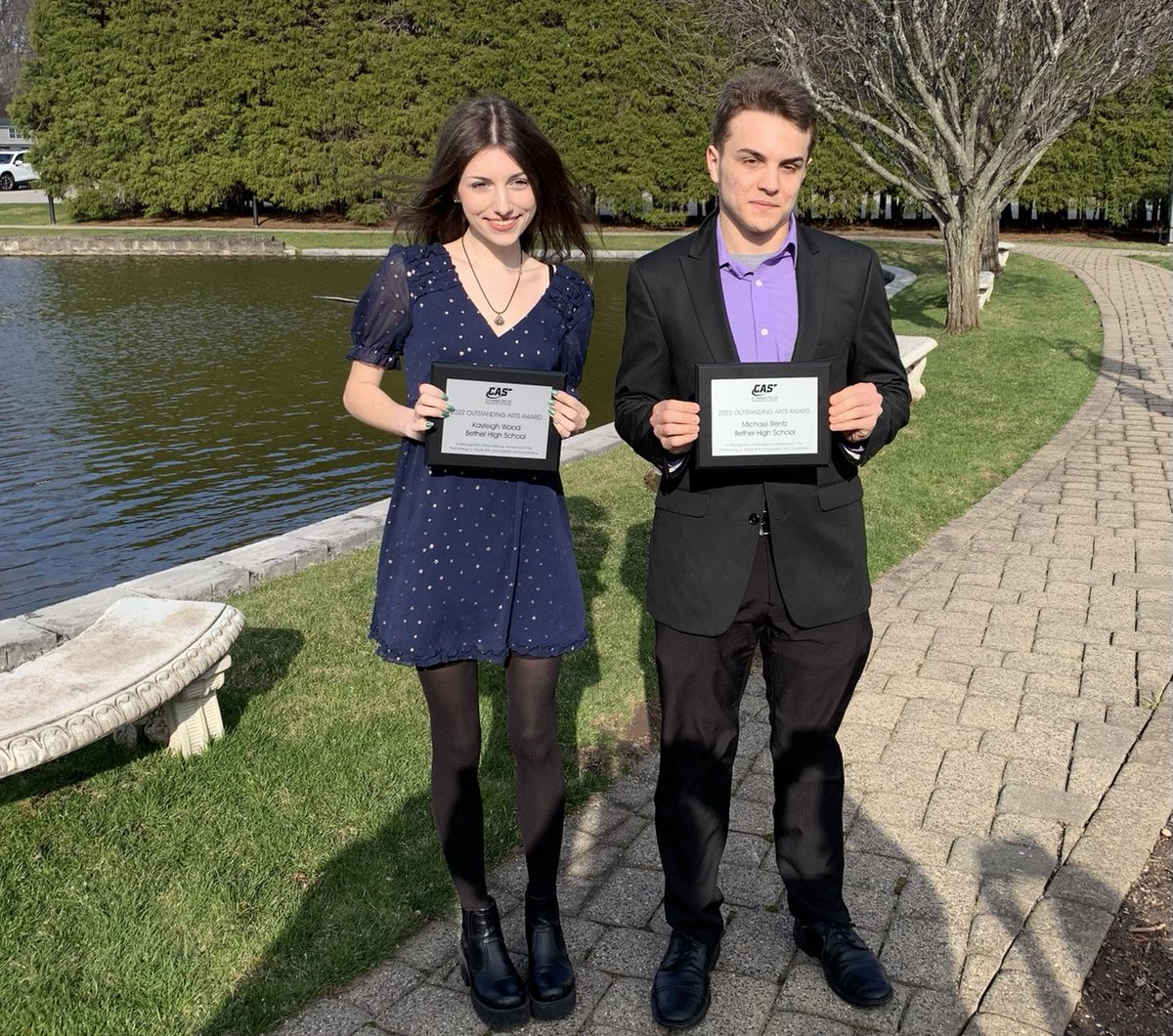 MLerzBHS's tweet photo. Congratulations to Kayleigh Wood and Michael Rentz for being recognized by CAS as outstanding young artists and musicians! https://t.co/wCKnV6Rgtp