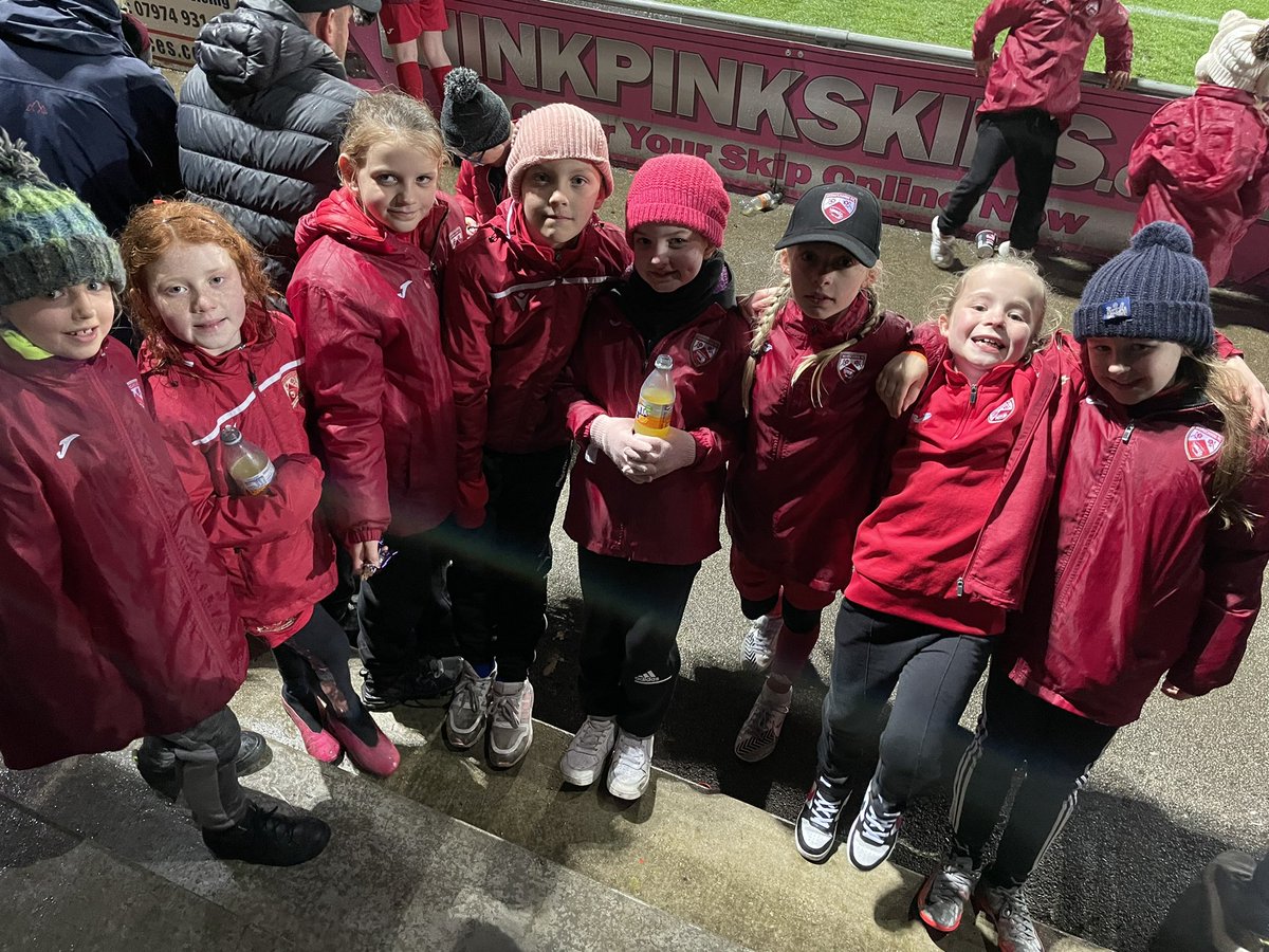MorecambeLadies's tweet photo. What a fantastic night, albeit wet cheering on the mighty @shrimpsofficial tonight for #hergametoo Our girls absolutely loved being there this evening and WHAT A WIN!!!!! Thank you @mfc.community for the tickets, think we made up for the cost in chips and pies 😆
#oneclub https://t.co/kMKdvUj49Q