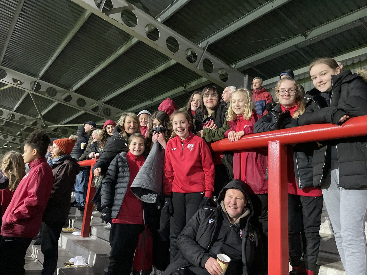MorecambeLadies's tweet photo. What a fantastic night, albeit wet cheering on the mighty @shrimpsofficial tonight for #hergametoo Our girls absolutely loved being there this evening and WHAT A WIN!!!!! Thank you @mfc.community for the tickets, think we made up for the cost in chips and pies 😆
#oneclub https://t.co/kMKdvUj49Q