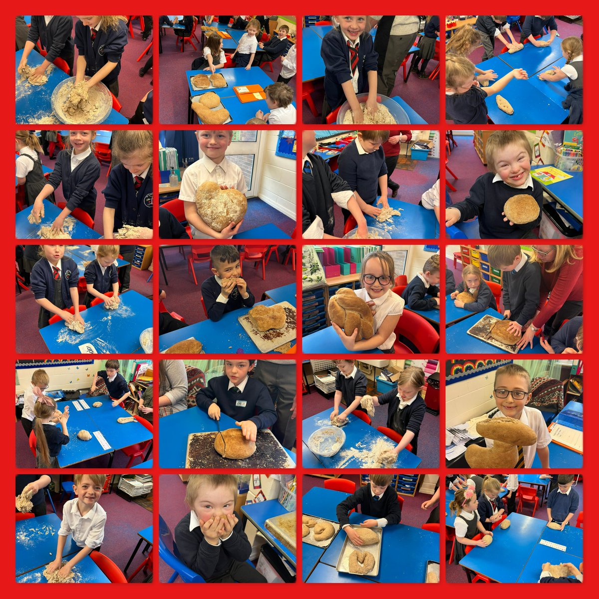 The children in Eager Elephants had an amazing day baking their own bread. The finished products look fabulous. They even had a baker come and help them too.  Well done Eager Elephants.
#bakingbread #tasty #puddinglane