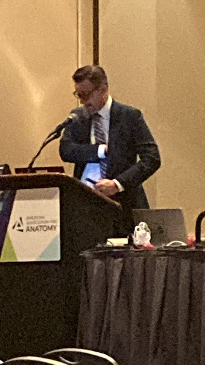 And now… without further ado… the Henry Gray Distinguished Educator Award winner, my old pal and Noted Anatomist, <a href="/notedanatomist/">The Noted Anatomist</a> Dr David Morton. Congratulations Dave! <a href="/davidmorton23/">David Morton</a>. #anatomy22