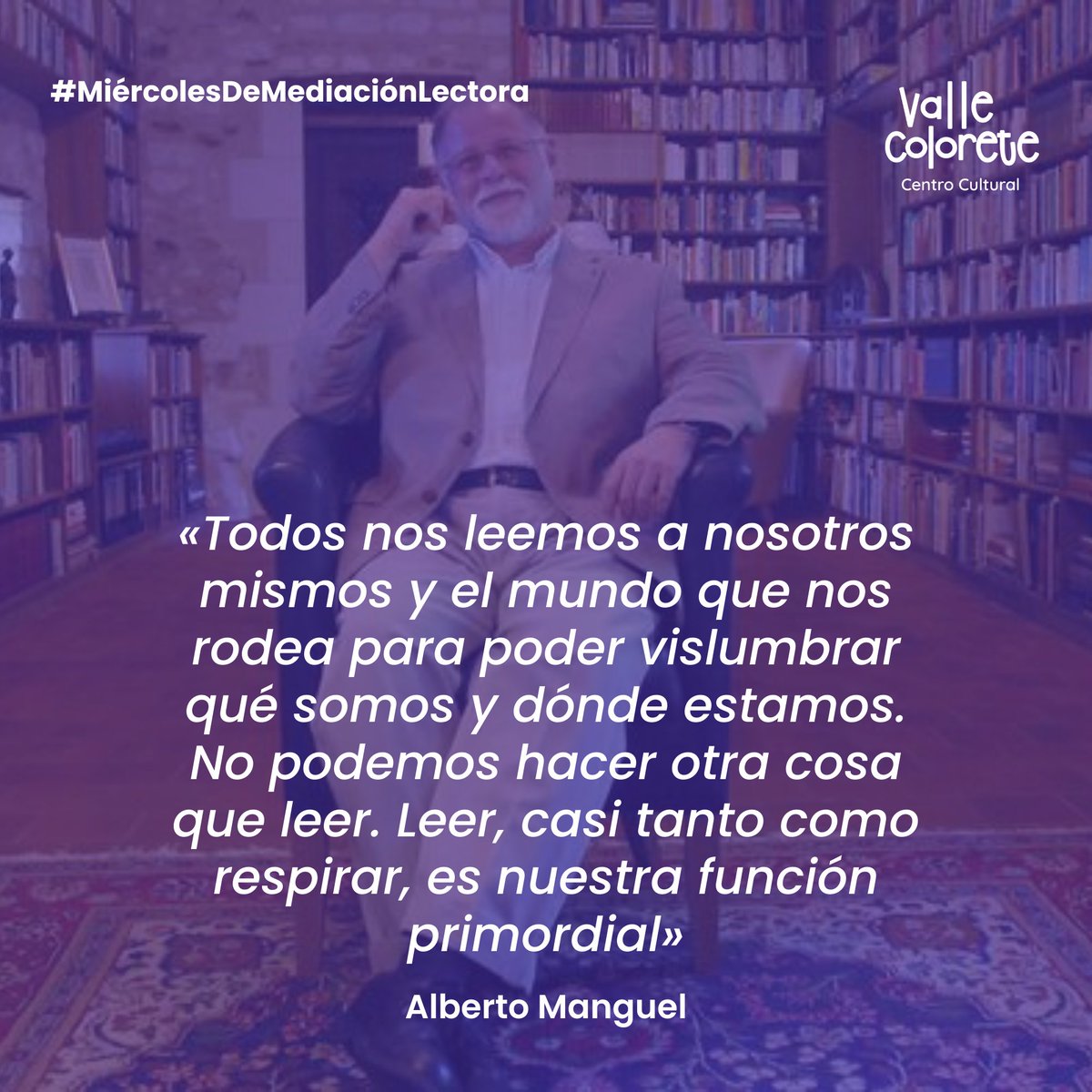 ValleColorete's tweet photo. #MiércolesDeMediaciónLectora

En «Una historia de la lectura», Alberto Manguel sigue el caprichoso y apasionante laberinto de los 6.000 años de palabra escrita. Es un entretenido ensayo sobre el papel del lector, hasta ahora el gran olvidado de la historia de la literatura. https://t.co/5XVLqnwEsr