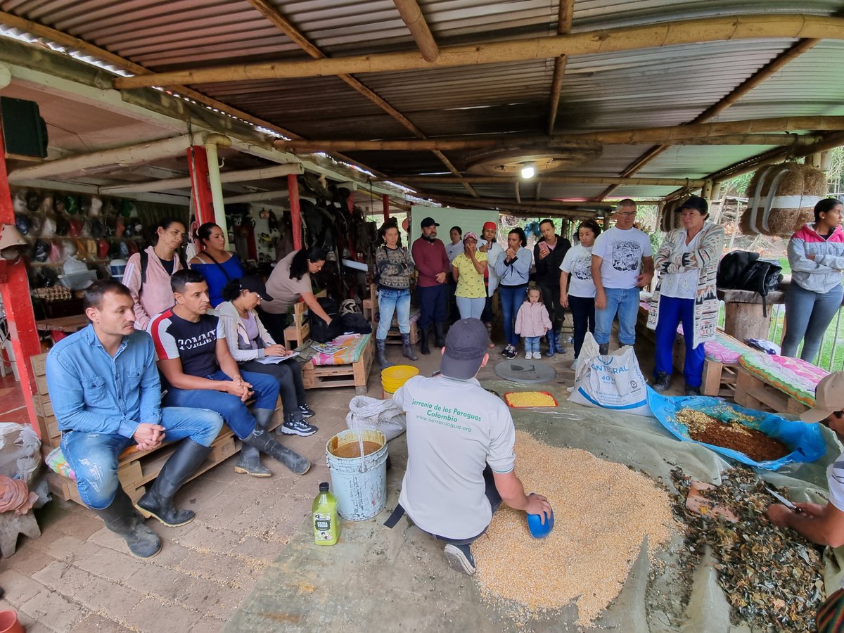 Serraniagua's tweet photo. Taller de alimentación alternativa para especies menores. 
Acciones colectivas desde la sostenibilidad, la agroecologia y el saber local.
#agriculturaorganica  #agroecologia 
#agricuturafamiliarcampesinacomunitaria  #ComeSanoSeguroSoberano https://t.co/g2d93WHJT8