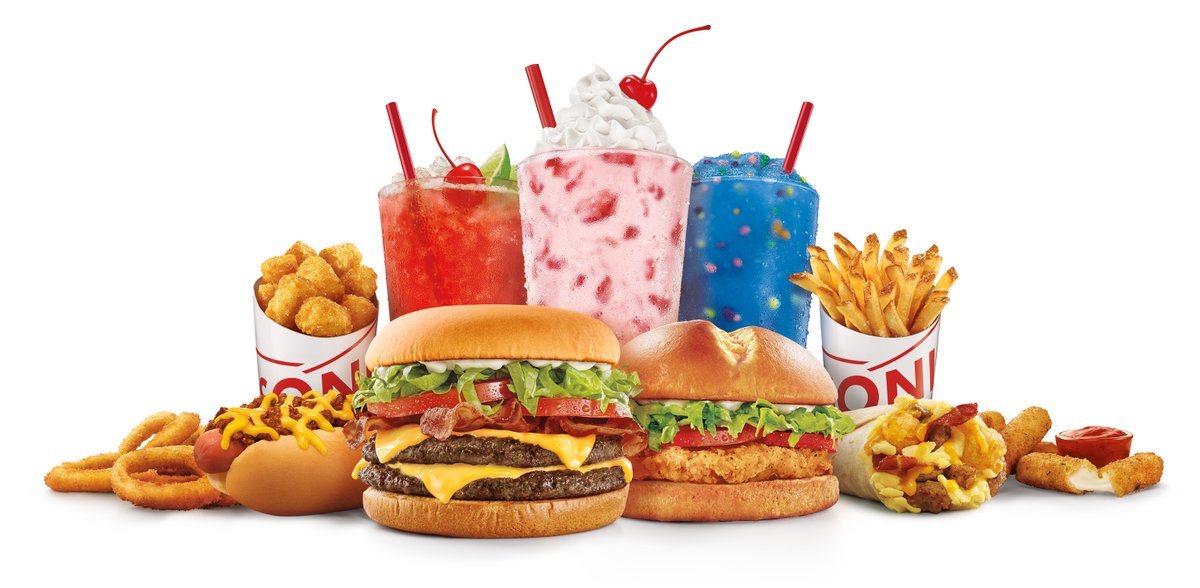 LSU's tweet photo. LSU and Chartwells Higher Ed have partnered to unveil the first SONIC Drive-In location on a college campus. 

Slated to open in late 2022, the new SONIC will offer counter service for take-away ordering at the @LSUStudentUnion.

More info: https://t.co/u7EmJDhQ4A https://t.co/81AH87KkB2