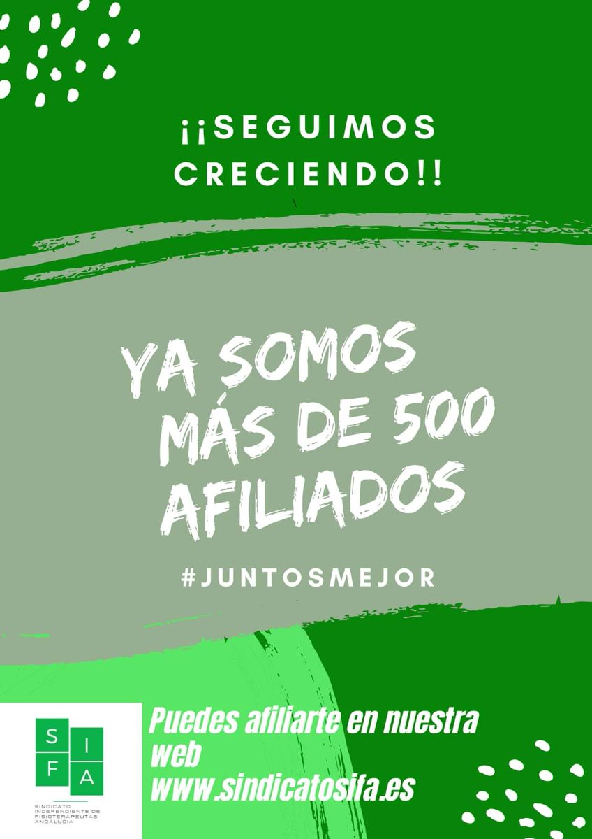 🔴SEGUIMOS CRECIENDO🔴 

Puedes afiliarte en el siguiente enlace:

sindicatosifa.es/afiliacion/