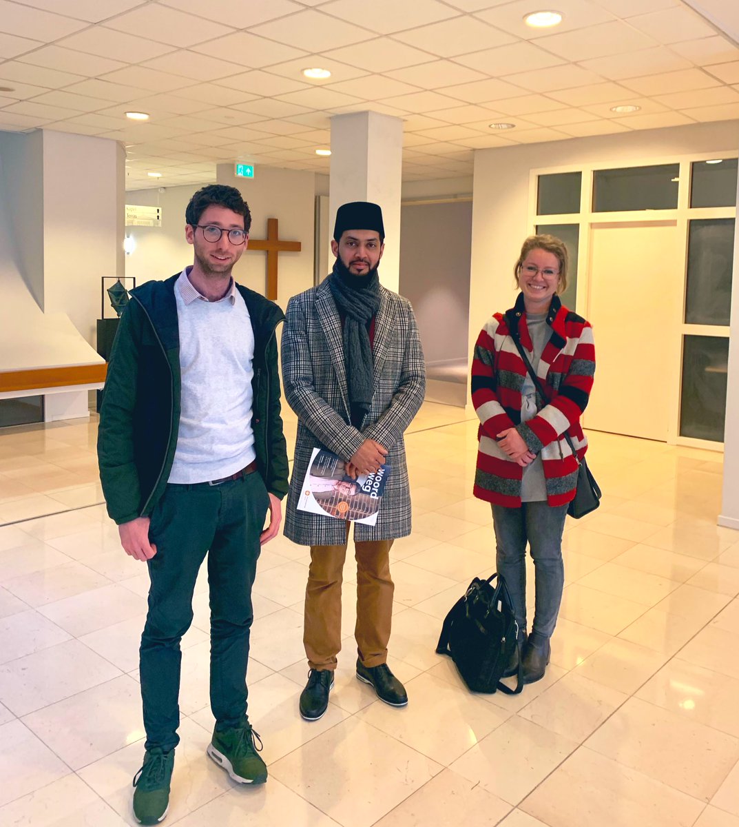 Had a great time organising &amp; preparing an #interfaith program at the headquarters of the Protestant Church. Thanks to <a href="/DanielleLeder/">Danielle M. Leder</a> &amp; @PKNnl for their hospitality &amp; tour. It was a blessing to meet with my Jewish and Protestant friends in this Holy month of #Ramadan. #Blessings