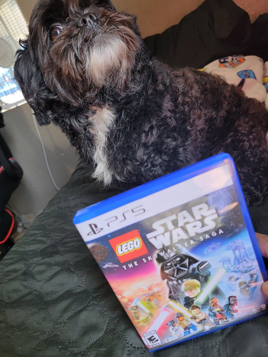 Hey <a href="/MarkHamill/">Mark Hamill</a> check ot out my dog say please sign it jk can't wait to play