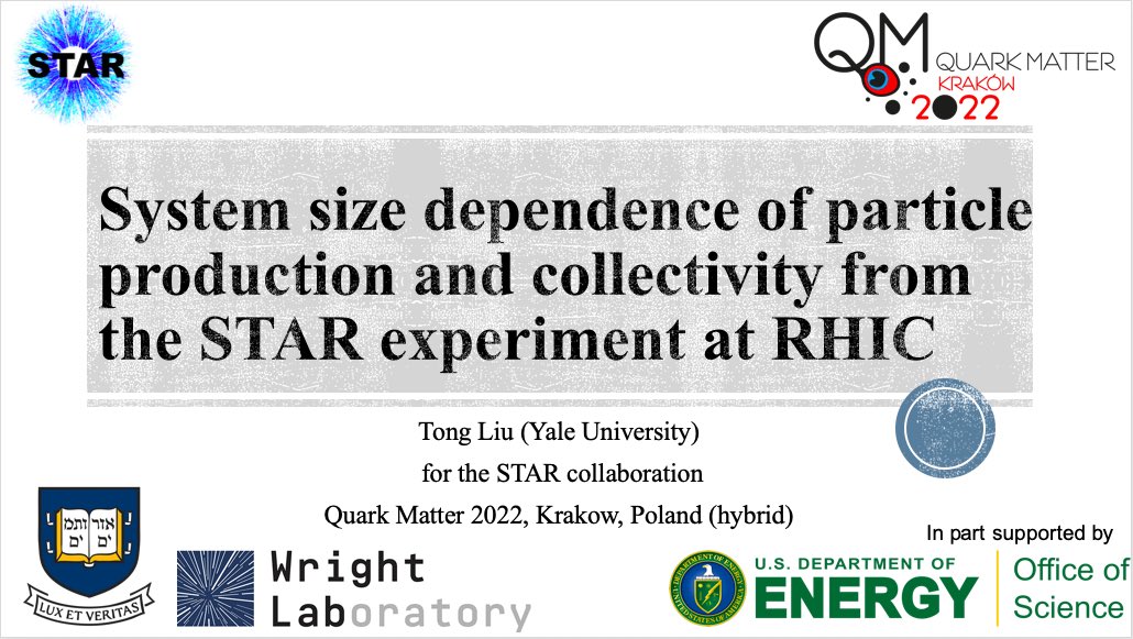Hey heavy ion folks, if you're available, welcome to my talk tomorrow 16:40 Polish time/10:40 US Eastern time  <a href="/2022Quark/">Quark Matter 2022</a> where I'll be talking about a few STAR analysis including my own! The PDF is already online so check it out!
indico.cern.ch/event/895086/c…