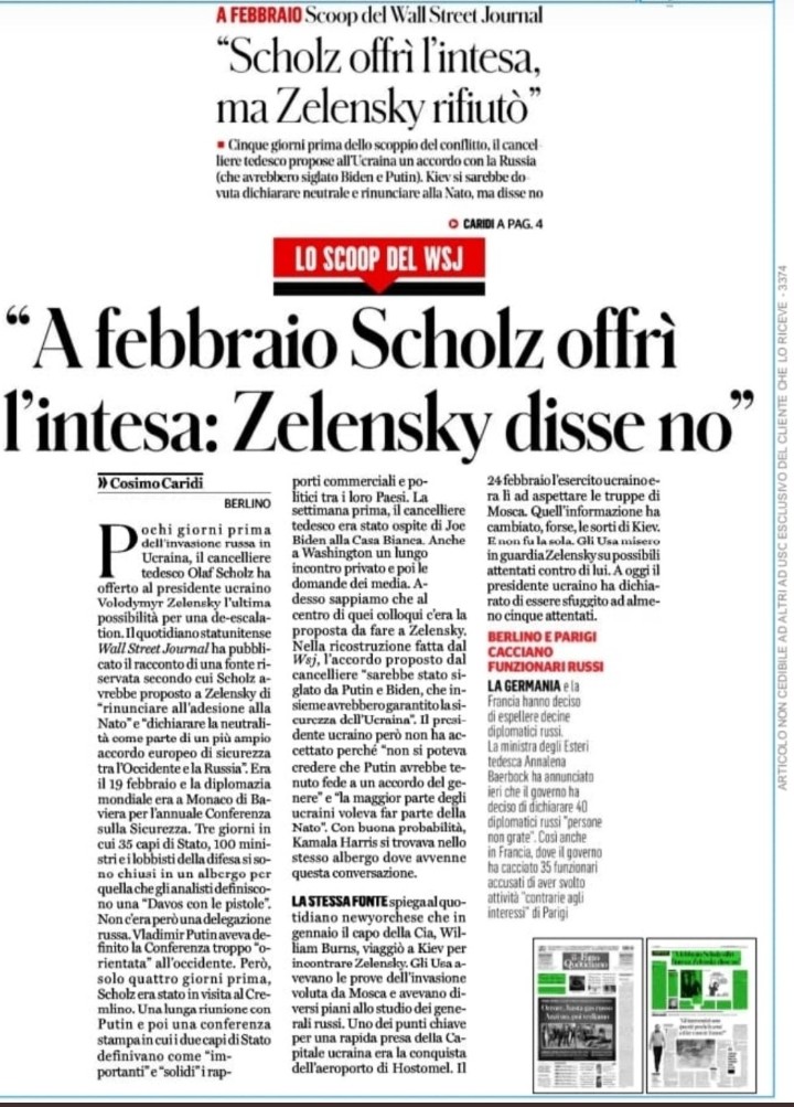 MarioMengascini's tweet photo. @sole24ore Questo personaggio ci porterà alla terza guerra mondiale e al conflitto nucleare, basta dargli armi e soldi e farlo parlare in ogni dove o sarà la fine di tutti i giochetti studiati per questo conflitto dai noti guerrafondai. Pace da subito o morte e distruzione non avrà confini. https://t.co/iFebOnsMYA