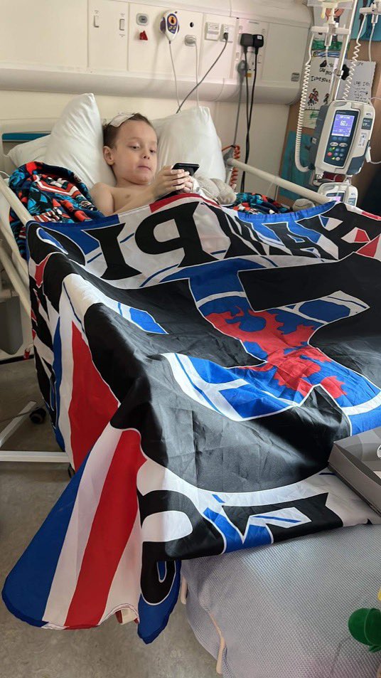 Cole was in my wee girls class in nursery last year. He’s 5 now. Just over a week ago he was diagnosed with brain and spinal tumors. He underwent surgery last Tuesday but it had to stopped unexpectedly as his body was too weak. As it stands there is No 1/2