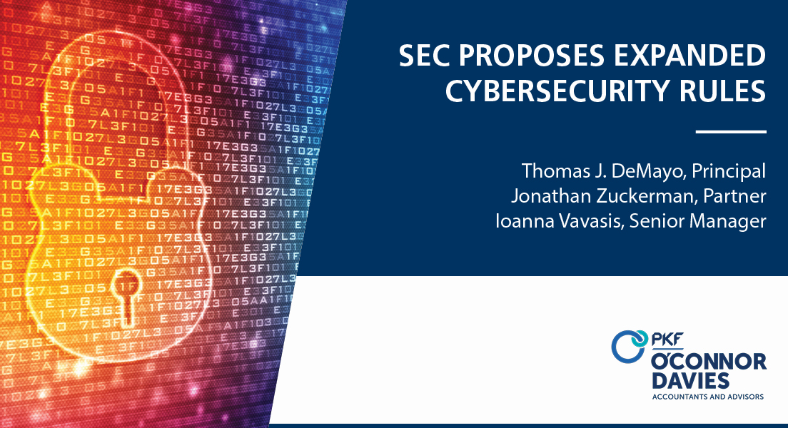 PKFOD's tweet photo. The #SEC recently proposed amendments to its existing rules for cybersecurity regulations. Understand the proposed disclosures and know what you can do right now to mitigate risk! 

Read more: https://t.co/Cot9tzDa6x

#PKFOD #cybersecurity #cyber #riskmanagement #privacyadvisory https://t.co/MA8Pj5jPBn