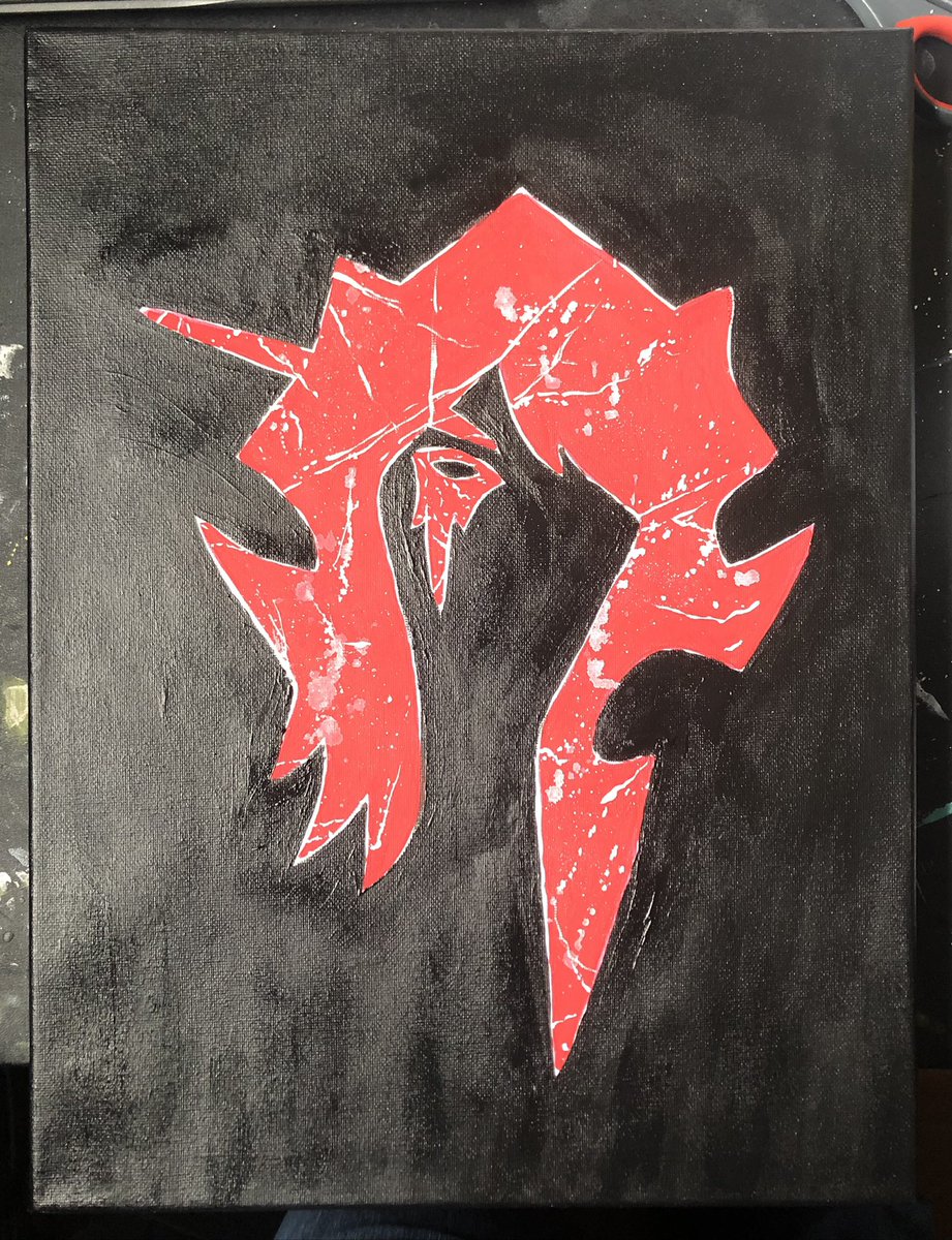 KellyStouffer_1's tweet photo. Wip 4
#workinprogress #art #acrylicpainting #workdofwarcraft #ladysylvanaswindrunner #canvas #horde https://t.co/lKBwzEx97O