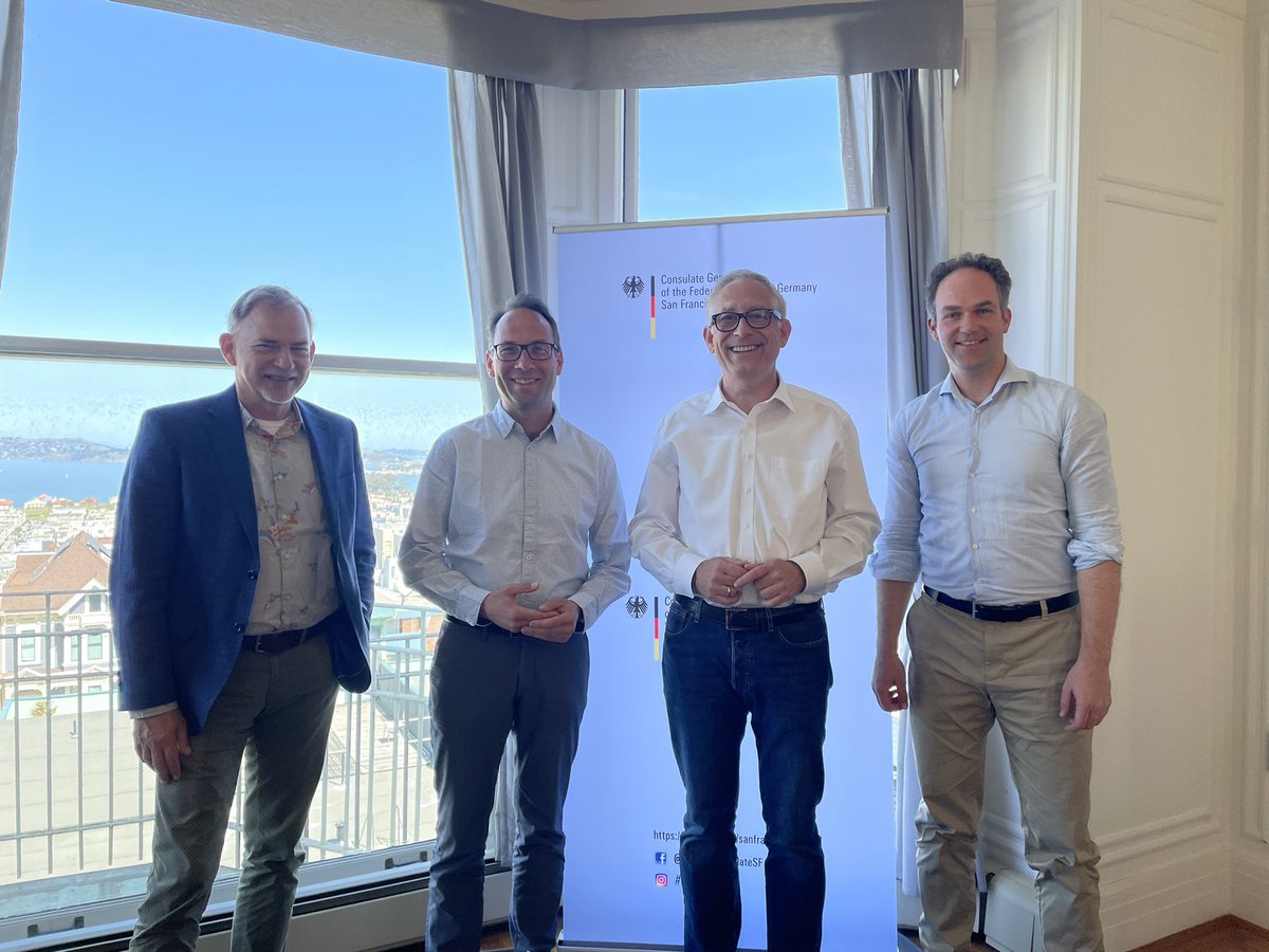 GermanyinSF's tweet photo. The „German Accelerator“ @GAccelerator is back - opening it‘s gates in Palo Alto.This is great news for the German footprint in the Bay Area and beyond. Thank you for your visit and the great announcement today Matthias Notz and Claus J. Karthe #germanaccelerator #startups https://t.co/GE1KESMmgl