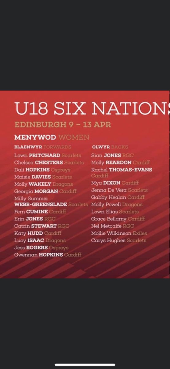 LGDTWIST's tweet photo. #sixnations2022 #womensrugby #WALES our girl playing u18s six nations #livingthedream https://t.co/4qX6IXQqbZ