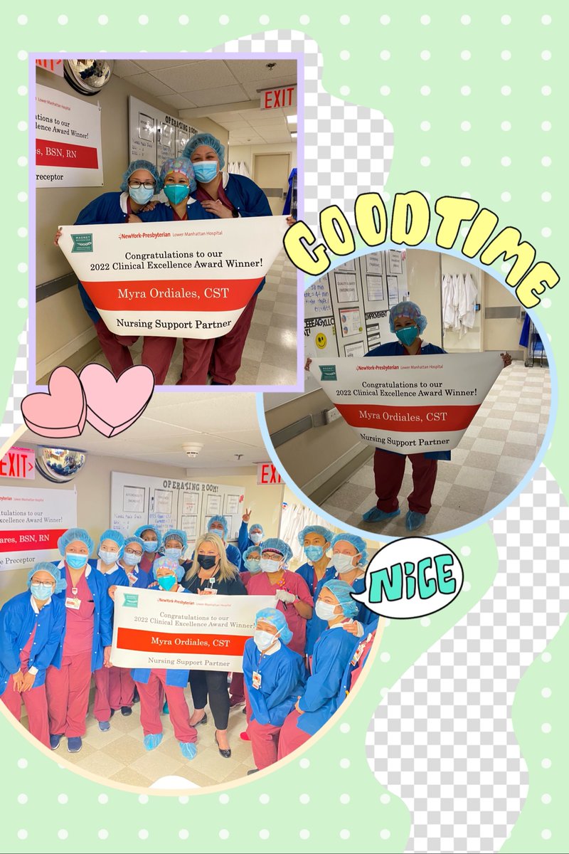 🥳🥳Periop celebration continues!!! Congratulations to Myra~~ We are so proud of you and appreciate everything you do!
<a href="/Mary_Cassai/">Mary Cassai</a> <a href="/directORlenny/">Lenny Lenderman</a> <a href="/JoanHalpern/">Joan Halpern</a> <a href="/NYPPeriopProud/">Joanne Connor</a>