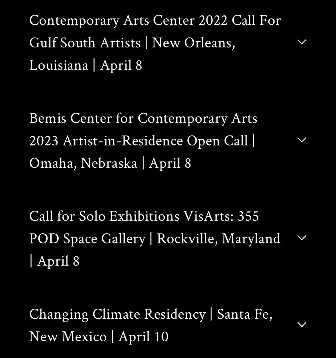 SupportBlackArt's tweet photo. Deadlines are fast approaching for these upcoming artist opportunities. Please share and tag your artist friends!
https://t.co/j7dvu6T9pu https://t.co/TJo3ANfxqf