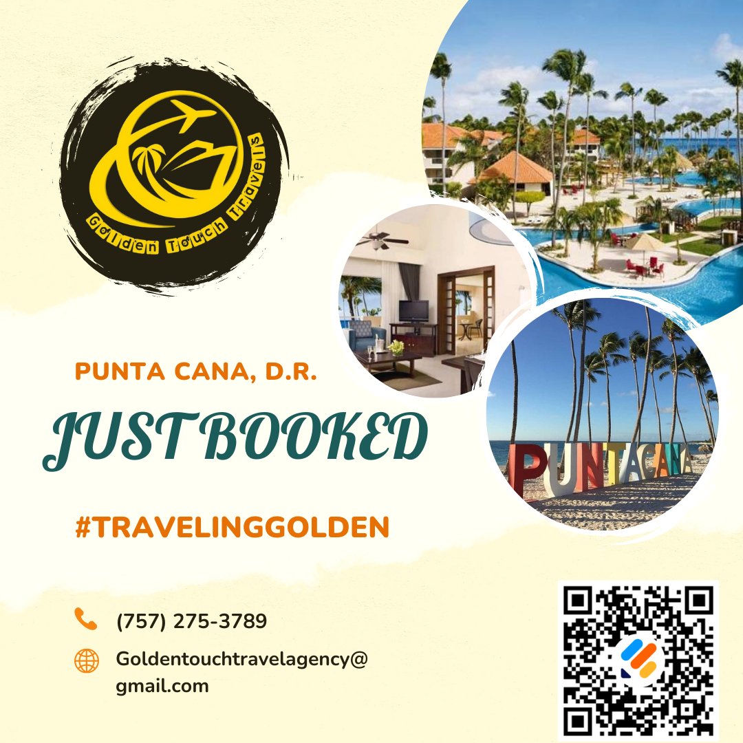 TravelingGolden's tweet photo. Just Booked A Client's Vacation Package To #PuntaCana! @DreamsPBeach Is Going To Be Amazing For Them!! #TravelingGolden #TravelAgent #DominicanRepublic #TravelMore #TravelTuesday #AmResorts https://t.co/nUeuD81M4D