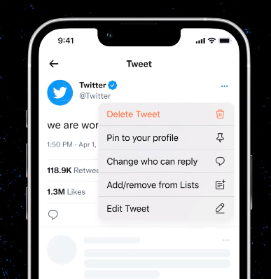 sboficial's tweet photo. 🚨 Twitter acaba de anunciar que está desenvolvendo um botão de "editar tweet". https://t.co/m4wEUP0oXl