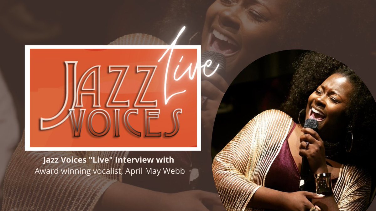 JazzVoices1's tweet photo. #featuredartist #interview #JazzVoices LIVE w/ @aprilmaywebb of @SoundsofAandR! Check it out! 
#musicians #jazz #music https://t.co/rJo2UdlmB7 https://t.co/rRmgUKi5GH