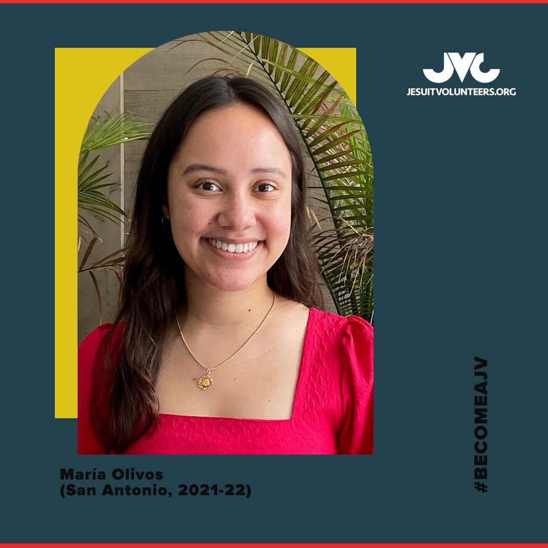 Introducing María Fernanda Olivos! She attended <a href="/Mizzou/">Mizzou</a> and is now serving in San Antonio, Texas with Caritas Legal Services.  

#JVC #JV #jesuit #community #spirituality #socialjustice #simpleliving #Texas #SanAntonio