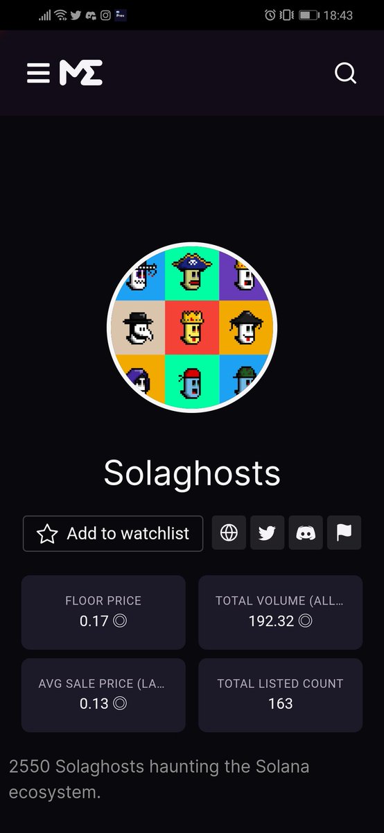 Solaghosts NFT tweet media