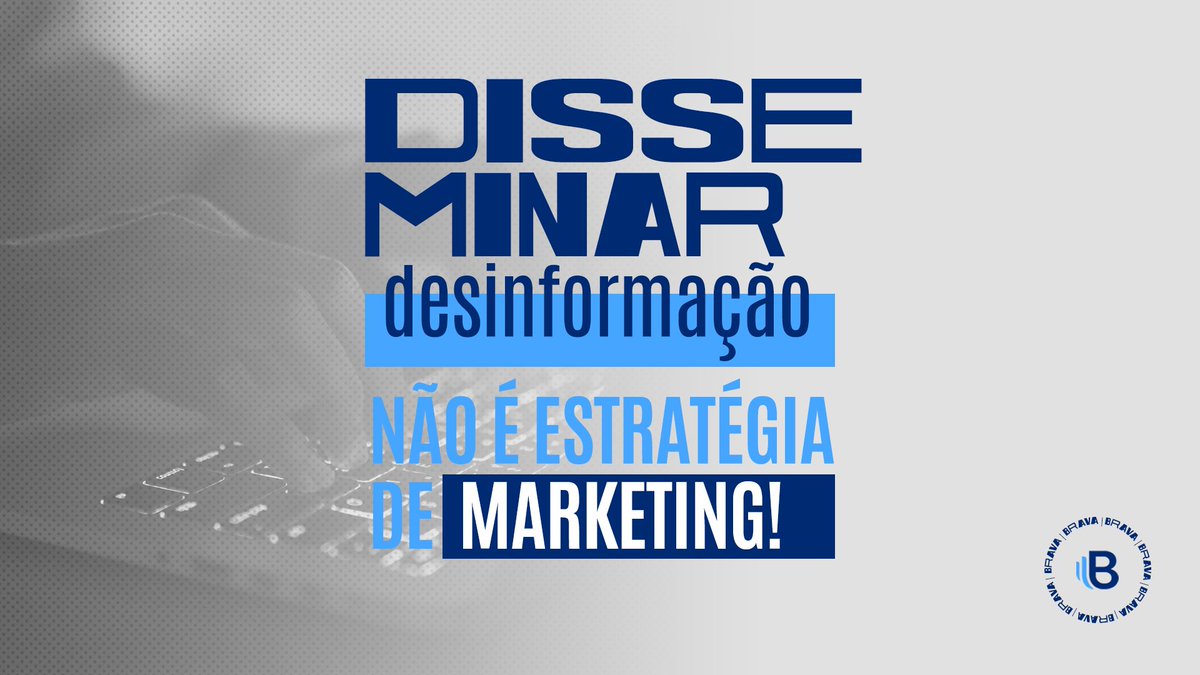 sigaabrava's tweet photo. Disseminar a desinformação não é marketing, é irresponsabilidade! https://t.co/a0D9J4Io5L
