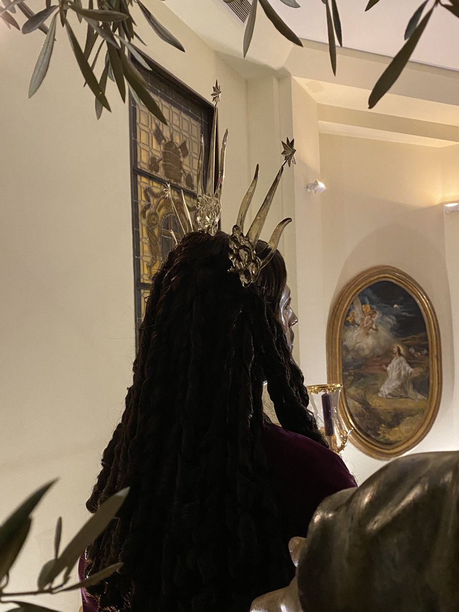 Archic_Huerto's tweet photo. Nuestro Padre Jesús Orando en el Huerto ya se encuentra en su trono para la salida procesional del próximo Domingo de Ramos. #yosoydelHuerto #CofradíasMLG https://t.co/s6yz6mvHoq