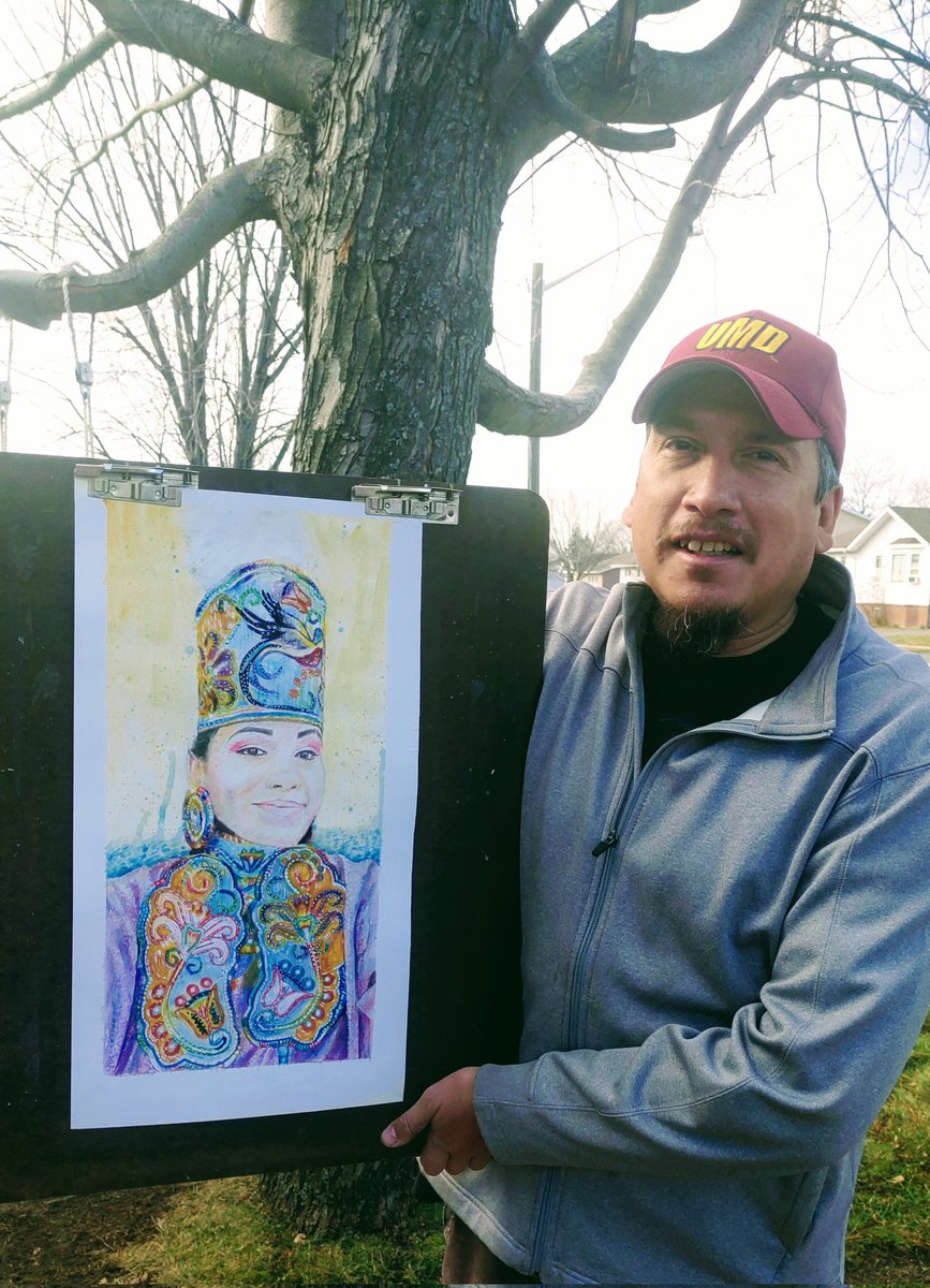 gene_bosh's tweet photo. My drawing of Kristen bigeagle. She loved the drawing 👍❤️
#artistsontwitter #commissionsopen #Sharethis #retweet #powwow #powwowart #traditionaldancer https://t.co/aKOC6PeOzw