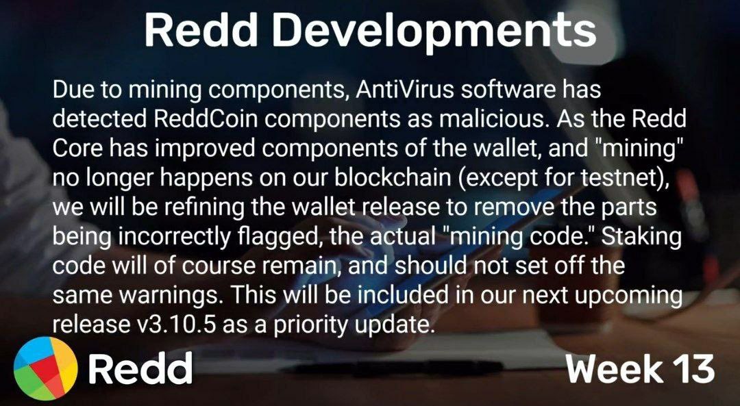 reddcoin's tweet photo. We recommend all ReddHeads upgrade once v3.10.5 of the ReddCore Wallet is released. We will let everyone know as soon as it’s available!

#Redd #ReddCoin #RDD $RDD #Crypto #CryptoWallet #ReddCore #ReddWallet #MakeADifference https://t.co/yigwolceGt