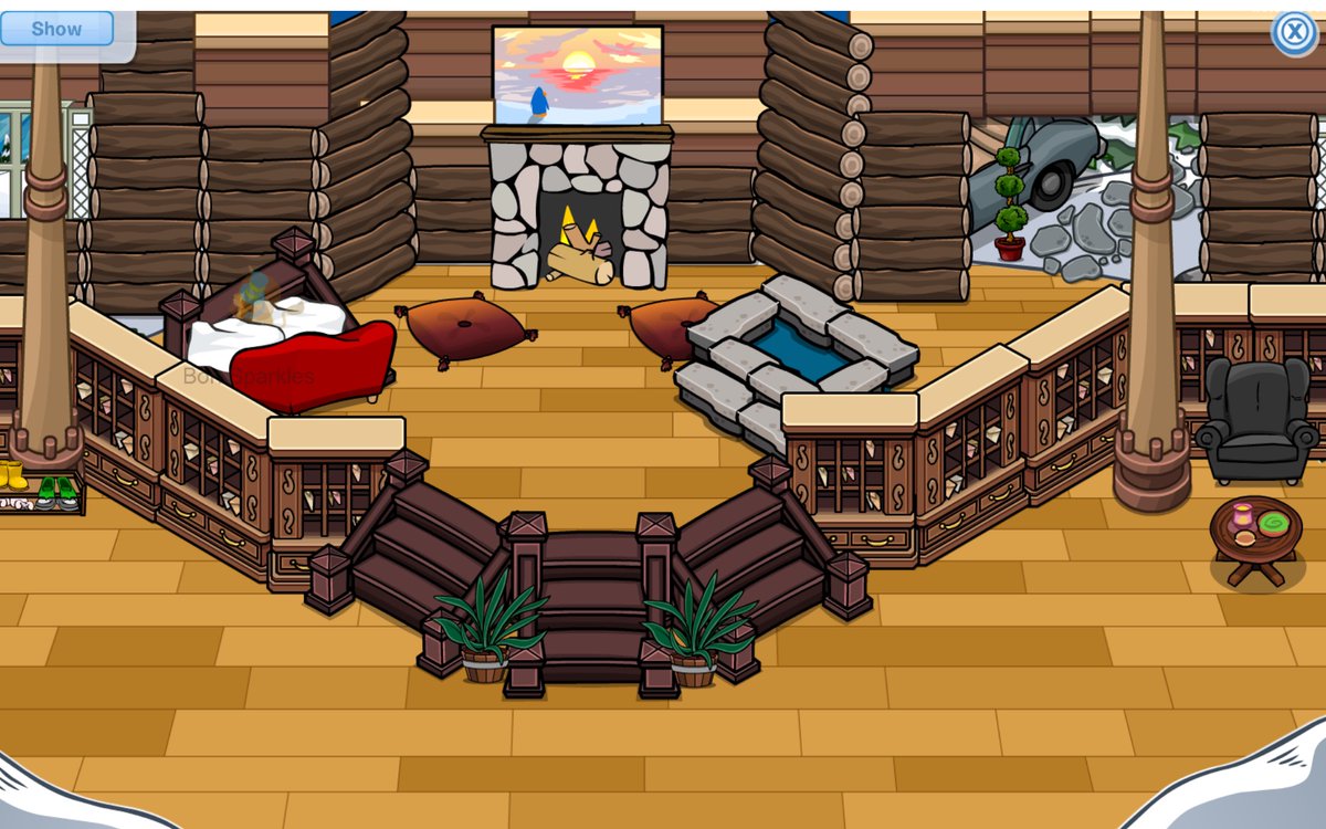 bon_sparkles's tweet image. intimate lodge get away suite.