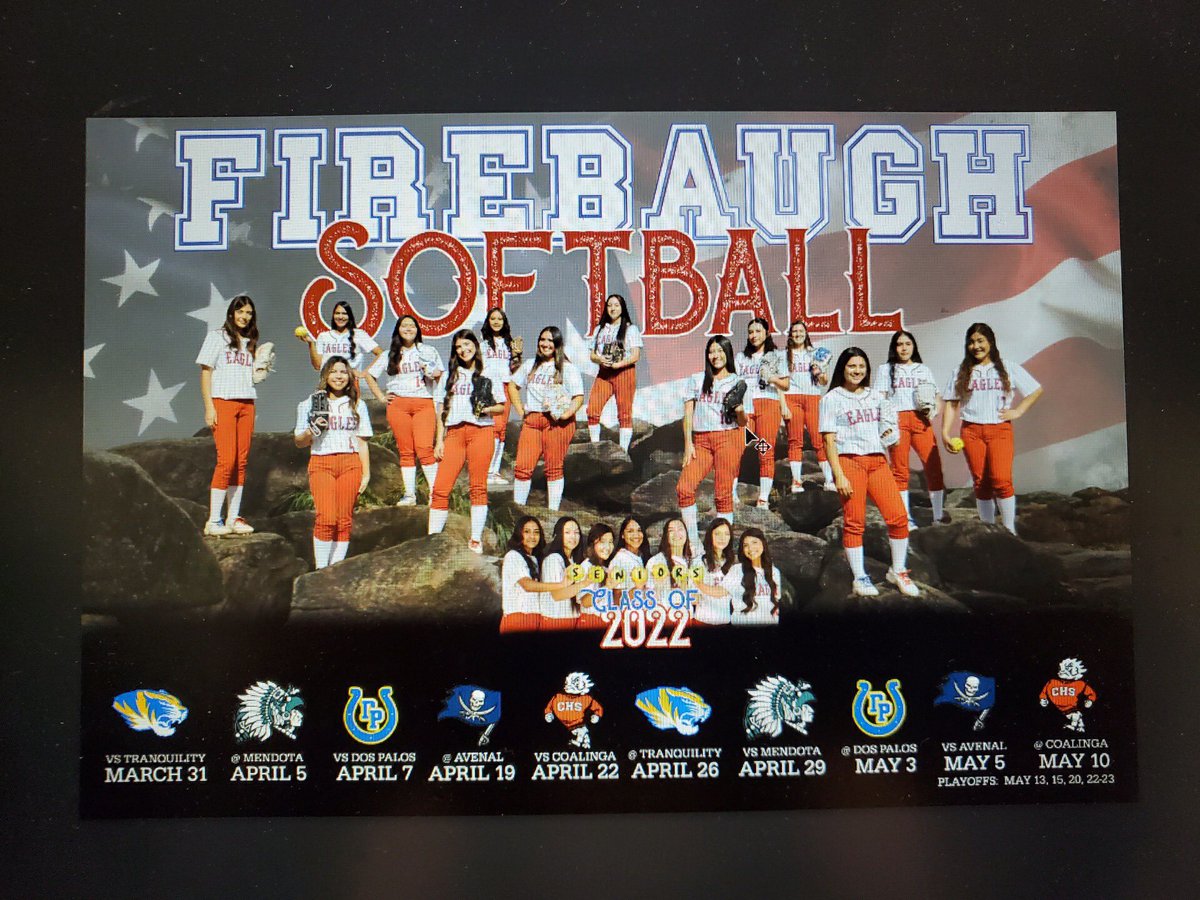 Our new team posters are here ❤️💙🥎🦅