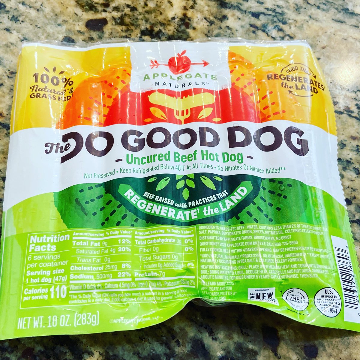dibright's tweet photo. Excited to sample these tasty uncured beef “Do Good Dogs” #hotdogs via @Applegate which are #allnatural, #grassfed, #preservativefree & #nitratefree using practices that regenerate the land. #grassfedbeef #yum #summergrilling #healthygrilling #healthygrillingtips #amreviewing ☀️ https://t.co/KCUesfcQJL