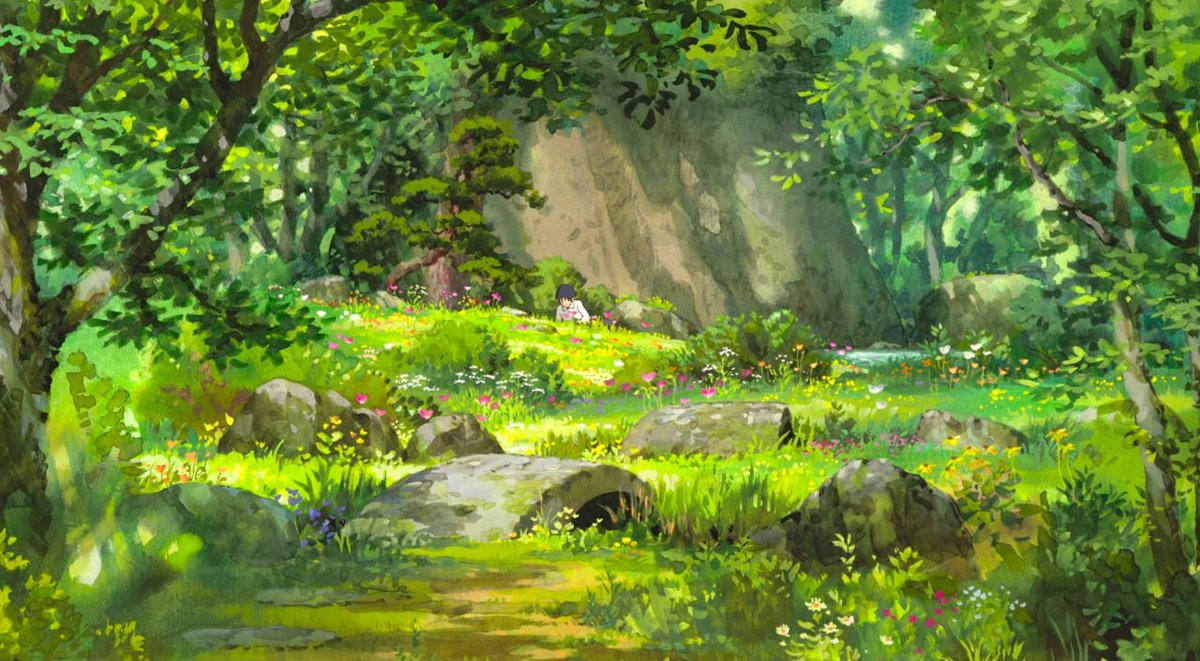 levmauc's tweet photo. Si has tenido un mal día y necesitas relajarte HBO tiene la solución: Han creado un relajante vídeo de 30 minutos con escenas de Studio Ghibli donde solamente escucharás el sonido del agua, el aire, pasos o animales. Lo puedes ver de manera gratuita aquí: https://t.co/c5RZVMqlPM https://t.co/ZjpaMMDwrc