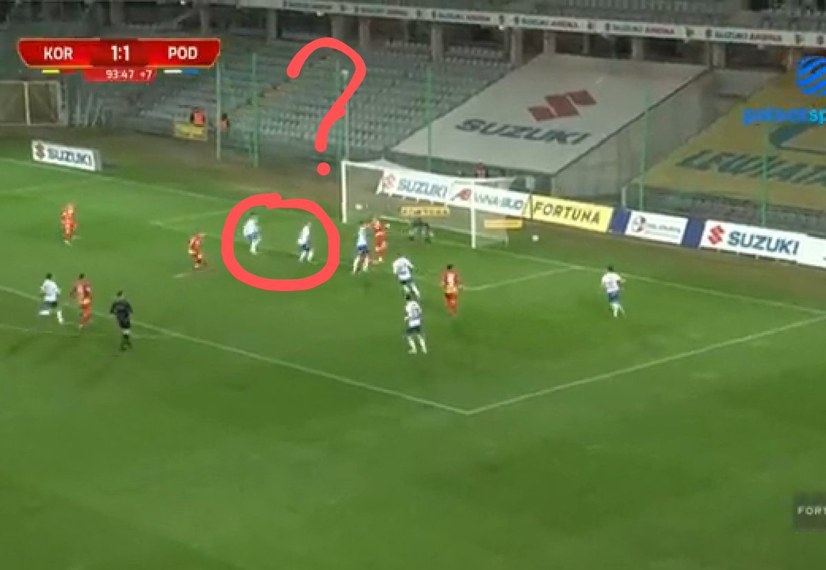 tspfan1's tweet photo. Zagadka na dziś. Kogo oni kryją?? A później płacz i lament że zabrakło szczęścia, i inne dyrdymały.. #KORPOD #1liga #1ligastylzycia https://t.co/heKgn1zZ5j