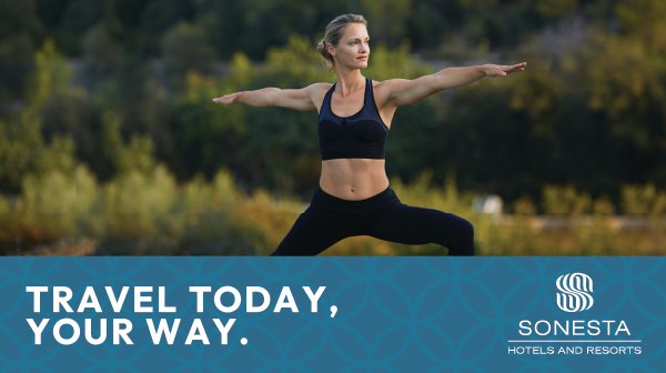 Travel your way, stay in style! <a href="/sonestahotels/">Sonesta International Hotels</a> has you covered. Don’t miss this exciting offer: book today and save up to 15% off, plus get a $20 food &amp; beverage credit. bit.ly/37k7U3N
#TravelTodayYourWay #StaySonesta