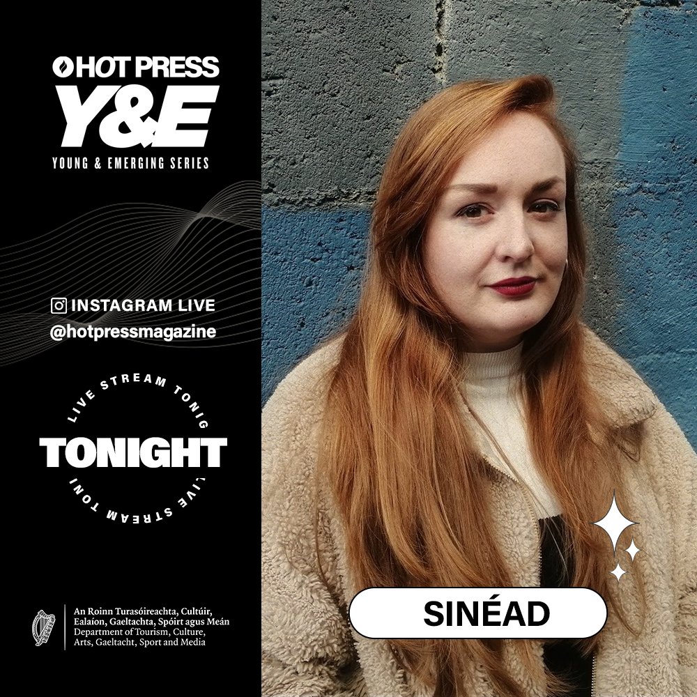 Join me tonight where I’ll be performing a live stream concert over on Hot Press’ Instagram account as part of the Young &amp; Emerging Series ⚡

Thanks so much to <a href="/hotpress/">Hot Press</a> &amp; @DeptCulturelRL for the opportunity. 

#YandEseries #irishmusic